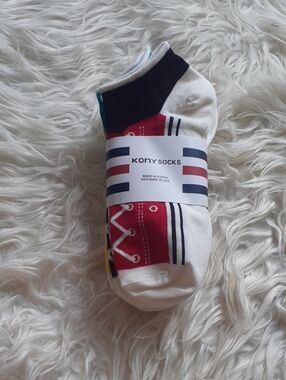 Kony Set of 5 Sneaker Patterned Socks NWT